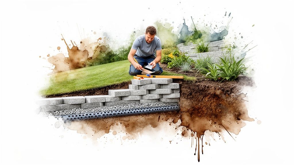 A Homeowner's Guide to Retaining Wall Installation