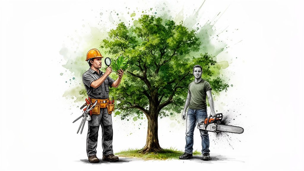 How to Explain the Difference Between an Arborist and a Tree Guy A Quick Guide