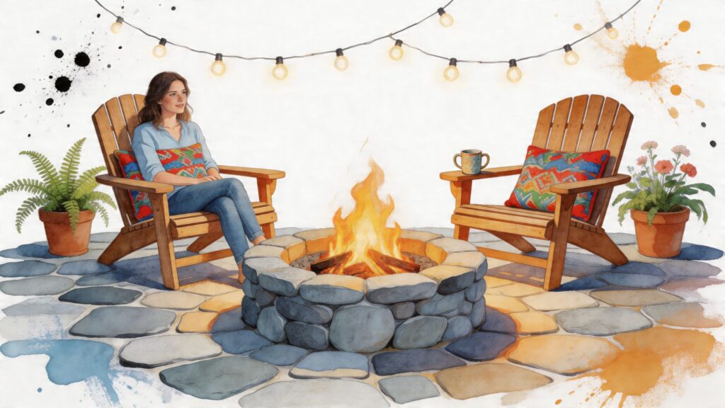Patio with Fire Pit: Patio with a Fire Pit: Your San Jose