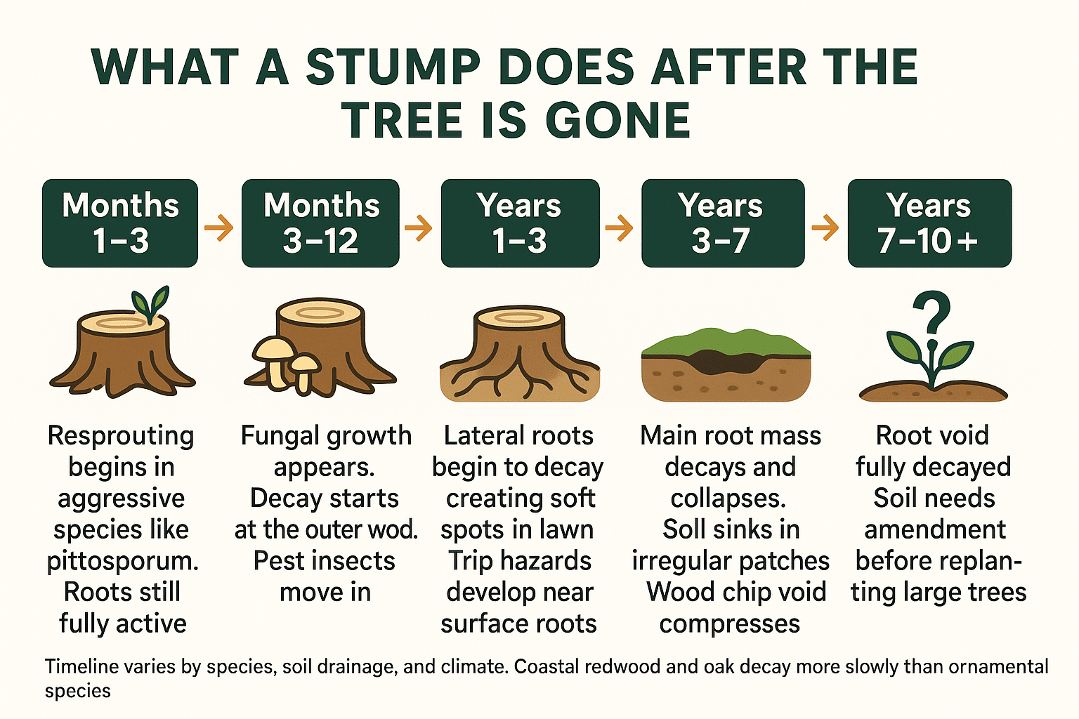 Why Old Stumps Keep Causing Problems After the Tree Is Gone